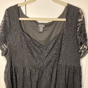 Torrid Lace Short Sleeve Top